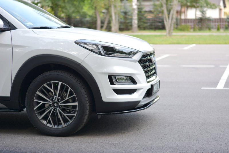 Maxton Front Ansatz V.2 für Hyundai Tucson Mk3 Facelift schwarz Hochglanz HY-TU-3F-FD2-G