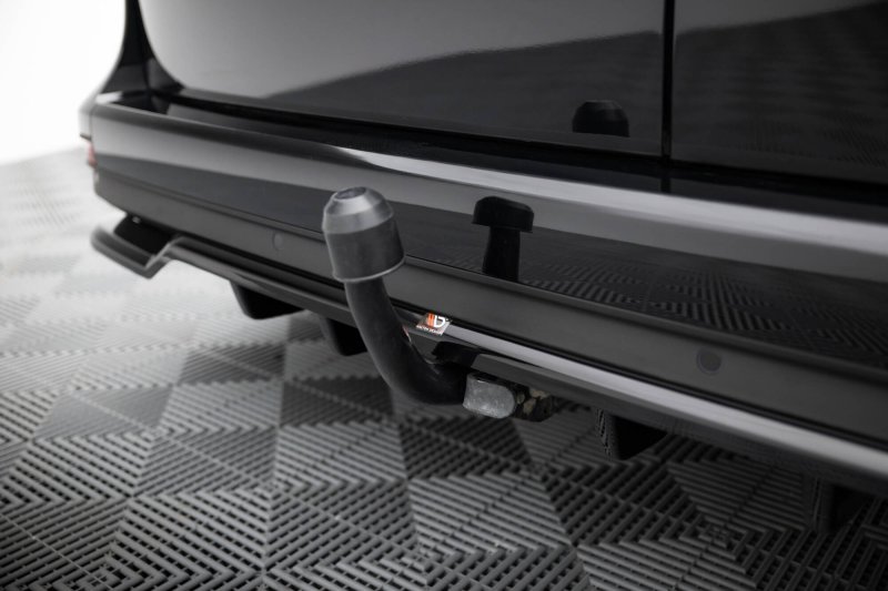 Maxton Mittlerer Cup Diffusor Heck Ansatz Mercedes-Benz T W420 schwarz Hochglanz ME-T-1-RD1G+RD2-G