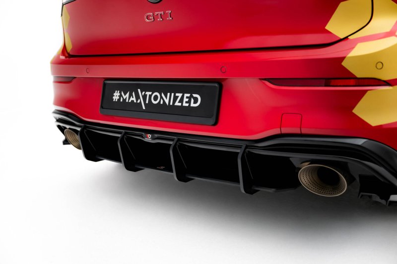 Maxton Street Pro Heckschürze V.1 VW Golf GTI Clubsport Mk8 Facelift VWGO8FGTICSCNC-RS1BRB