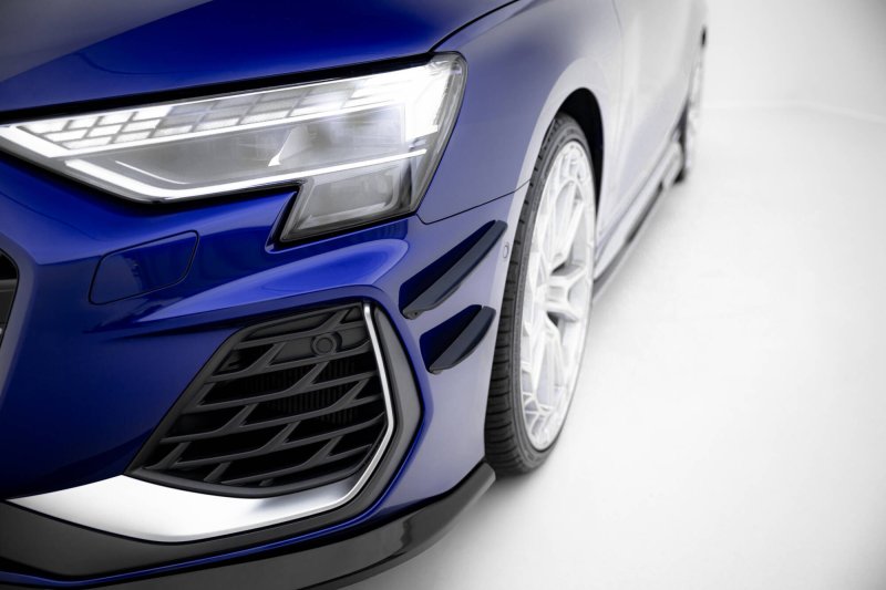 Maxton Stoßstangenflügel vorne (Canards) Audi A3 S-Line Limousine / S3 Limousine 8Y Facelift AU-S3-8YF-CAN1