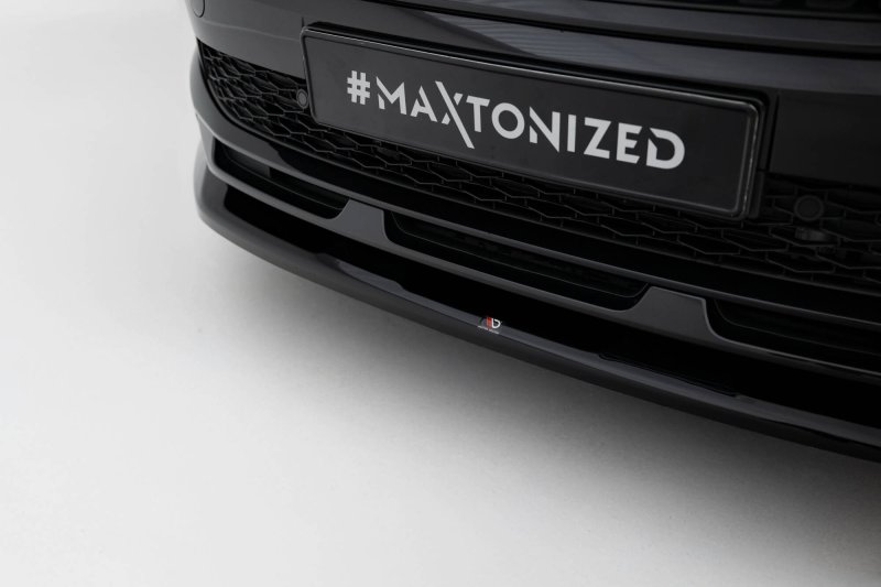 Maxton Front Ansatz V.1 Skoda Kamiq Monte Carlo Mk1 Facelift schwarz Hochglanz SK-KM-1F-MC-FD1-G