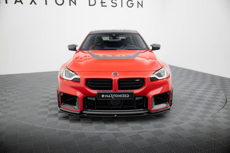 Maxton Front Ansatz BMW M2 M-Performance G87 schwarz Hochglanz BM-M2-G87-MP-FD1-G