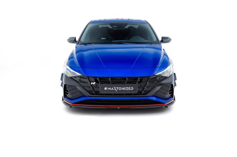 Maxton Front Ansatz V.1 Hyundai Elantra N Mk7 schwarz Hochglanz HY-EL-7-N-FD1-G