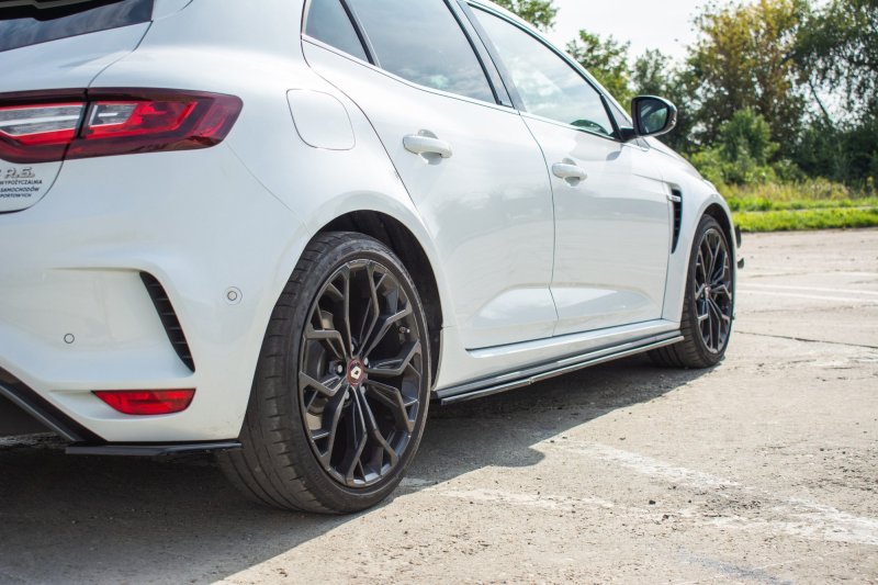 Maxton Seitenschweller Ansatz für Renault Megane IV RS Carbon Look  RE-ME-4-RS-SD1-C