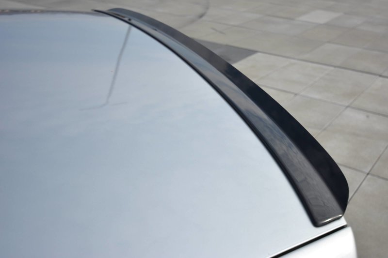 Maxton Spoiler CAP für BMW 3er E46 COUPE vor Facelift schwarz Hochglanz BM-3-46-C-CAP1-G