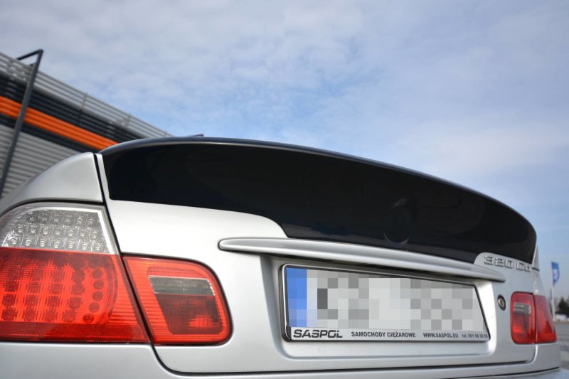 Maxton Heckspoiler / Kofferraumdeckel Erweiterung BMW 3er E46 COUPE vor Facelift   (ZUM MALEN) BM-3-46-C-CSL-H1