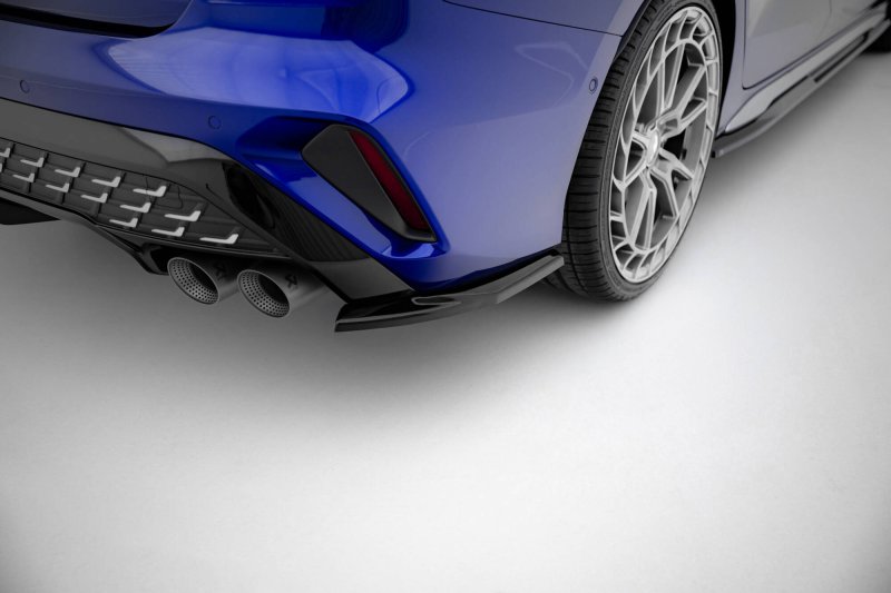 Maxton Heck Ansatz Flaps Diffusor V.1 Audi S3 Limousine 8Y Facelift schwarz Hochglanz AU-S3-8YF-S-RSD1-G
