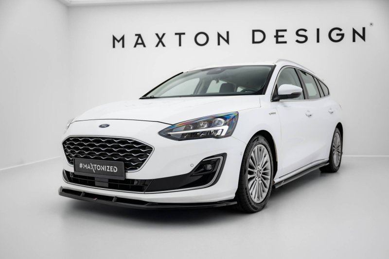 Maxton Front Ansatz V.1 Ford Focus Vignale Mk4 schwarz Hochglanz FO-FO-4-VG-ES-FD1-G