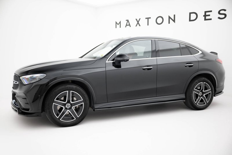Maxton Seitenschweller Ansatz Mercedes-Benz GLC Coupe AMG-Line C254 schwarz Hochglanz ME-GLC-C254-AMGLINE-SD1-G
