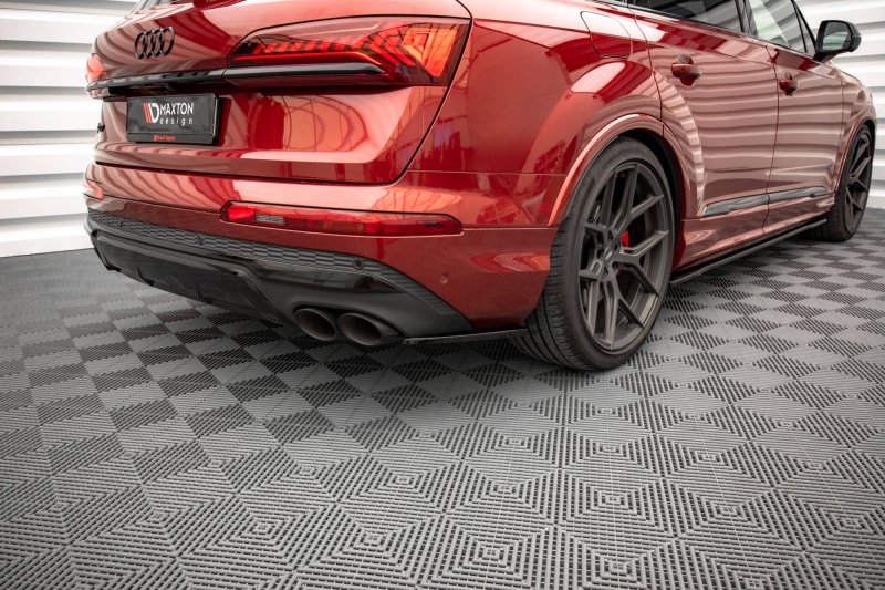 Maxton Heck Ansatz Flaps Diffusor für Audi SQ7 /Q7 S-Line Mk2 (4M) Facelift  schwarz Hochglanz AU-SQ7-2F-RSD1-G