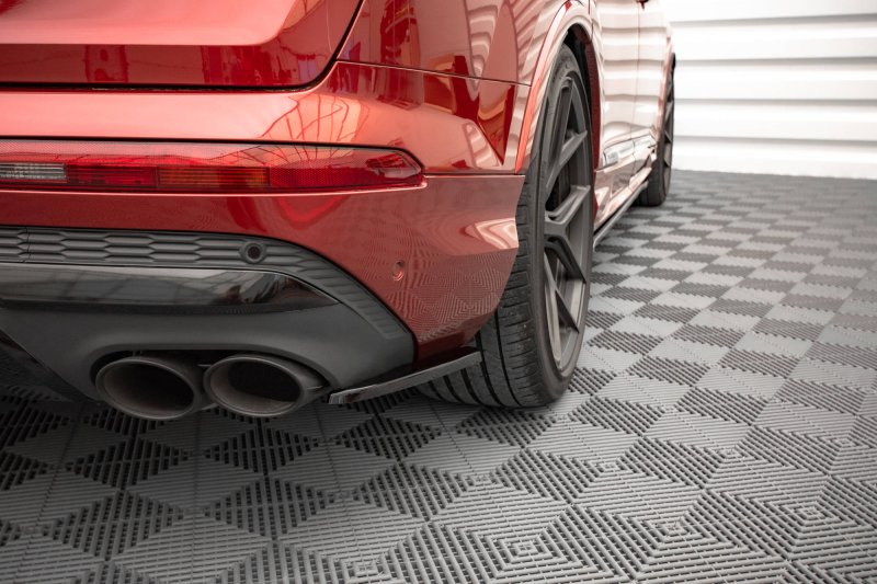 Maxton Heck Ansatz Flaps Diffusor für Audi SQ7 /Q7 S-Line Mk2 (4M) Facelift  schwarz Hochglanz AU-SQ7-2F-RSD1-G