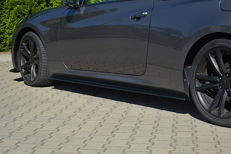 Maxton Seitenschweller Ansatz für HYUNDAI GENESIS COUPÉ MK.1 schwarz Hochglanz HY-GE-1-C-SD1-G