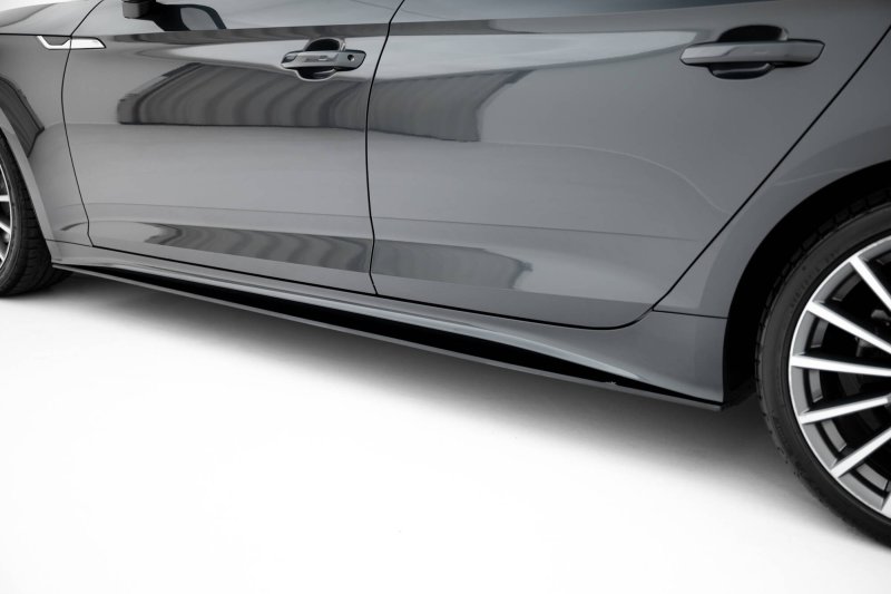 Maxton Street Pro Seitenschweller Ansatz Audi A5 Sportback F5 Facelift AUA52FSBCNC-SD1BRB