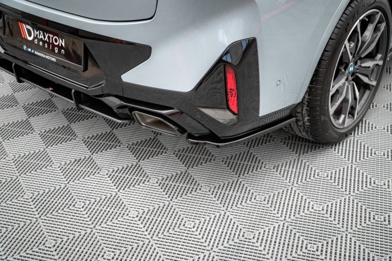 Maxton Heck Ansatz Flaps Diffusor für BMW X4 M-Paket G02 Facelift schwarz Hochglanz BM-X4-02F-MPACK-RSD1-G