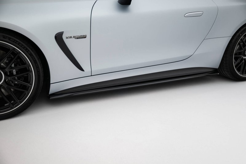 Maxton Seitenschweller Ansatz V.1 Mercedes-AMG GT 63 C192 schwarz Hochglanz ME-AMG-GT-2-63-SD1-G
