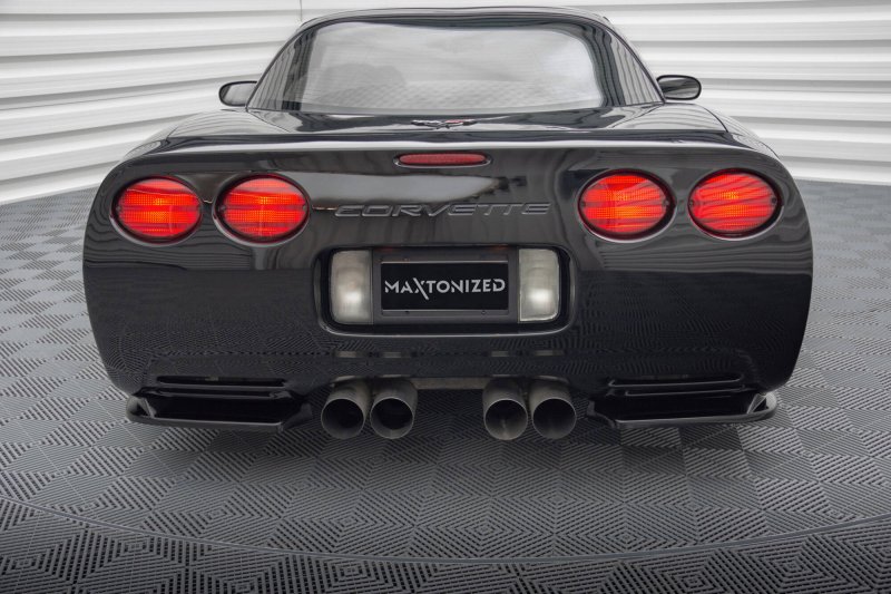 Maxton Heck Ansatz Flaps Diffusor Chevrolet Corvette C5 schwarz Hochglanz CH-CO-C5-RSD1-G