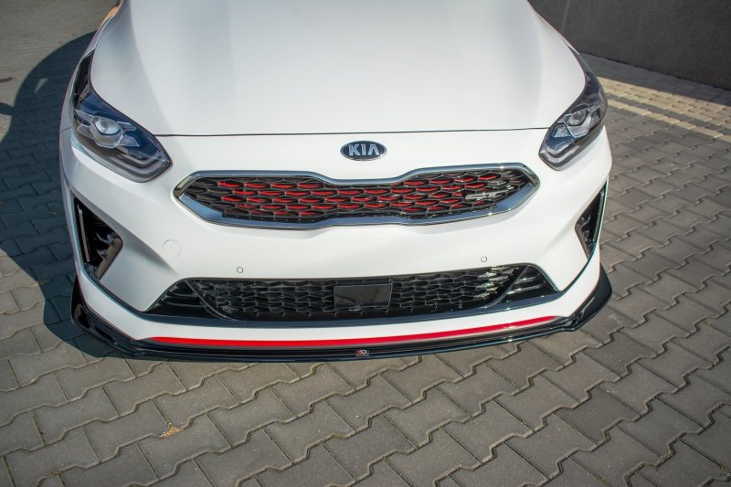 Maxton Front Ansatz V.2 für Kia ProCeed GT Mk 3 schwarz Hochglanz KI-CE-3-PRO-GT-FD2-G