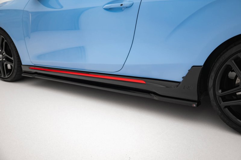 Maxton Seitenschweller Ansatz Hyundai Veloster N Mk2 schwarz Hochglanz HY-VE-2-N-SD1-G