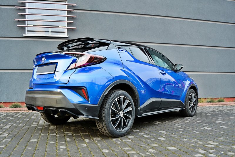 Maxton Seitenschweller Ansatz für TOYOTA C-HR  schwarz Hochglanz TO-CH-R-1-SD1-G
