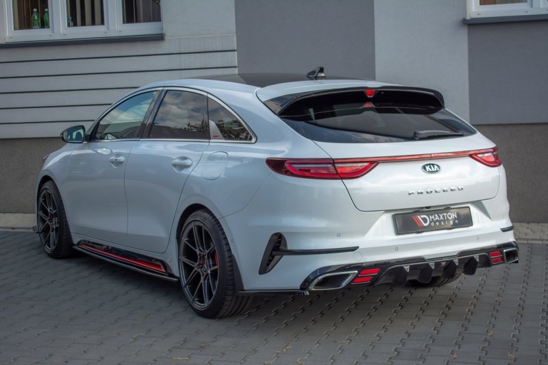 Maxton Spoiler CAP für Kia ProCeed GT Mk 3 schwarz Hochglanz KI-CE-3-PRO-GT-CAP1-G