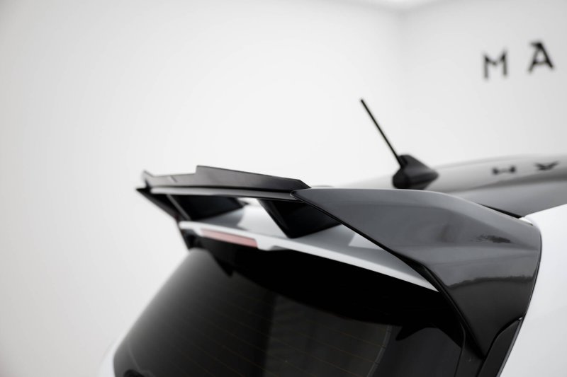 Maxton Spoiler CAP Abrisskante Ford Fiesta Standard / ST / ST-Line Mk8 (FO-FI-8-FH1FP) schwarz Hochglanz FO-FI-8-CAP2-G