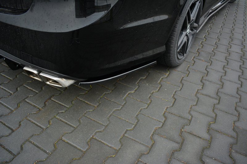 Maxton Heck Ansatz Flaps Diffusor für Mercedes E63 AMG W212  schwarz Hochglanz ME-E-212-AMG-RSD1-G