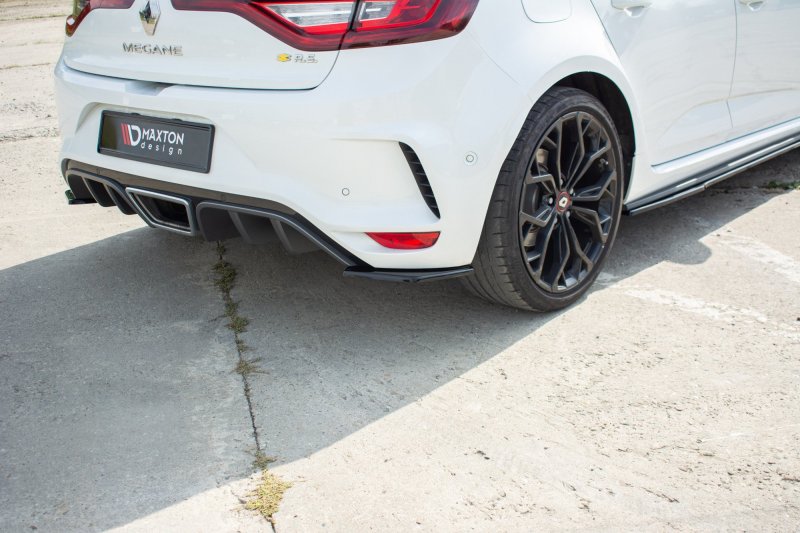 Maxton Heck Ansatz Flaps Diffusor für Renault Megane IV RS schwarz Hochglanz RE-ME-4-RS-RSD1-G