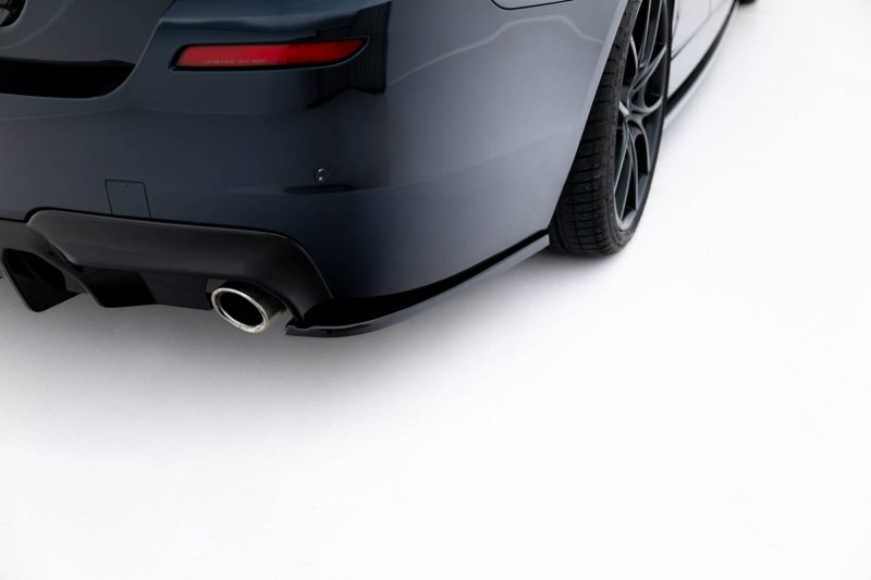 Maxton Heck Ansatz Flaps Diffusor V.3 BMW 5er M-Paket F10 / F11 schwarz Hochglanz BM-5-10-MPACK-RSD3-G