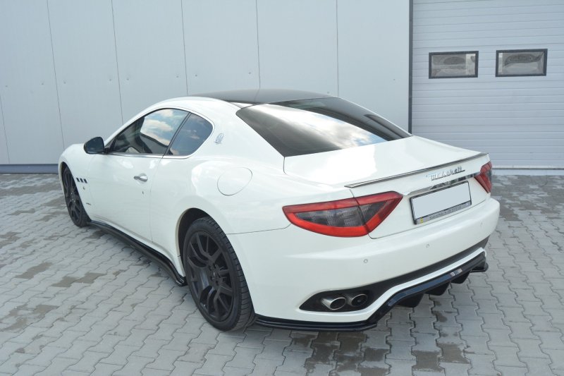 Maxton Heck Ansatz Flaps Diffusor V.2 für MASERATI GRANTURISMO 2007-2011 schwarz Hochglanz MS-GT-1-RSD2-G