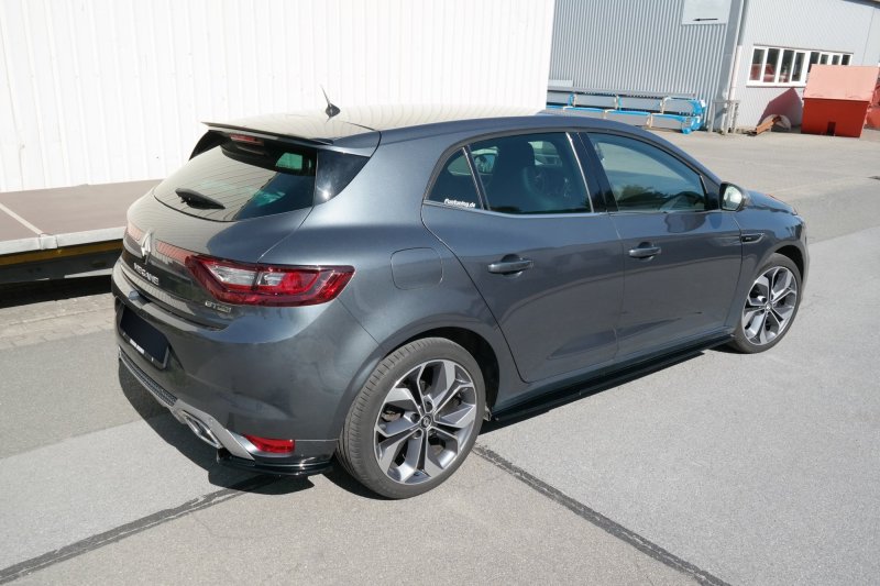 Maxton Heck Ansatz Flaps Diffusor für Renault Megane Mk.4 GT-Line schwarz Hochglanz RE-ME-4-GTLINE-RSD1-G