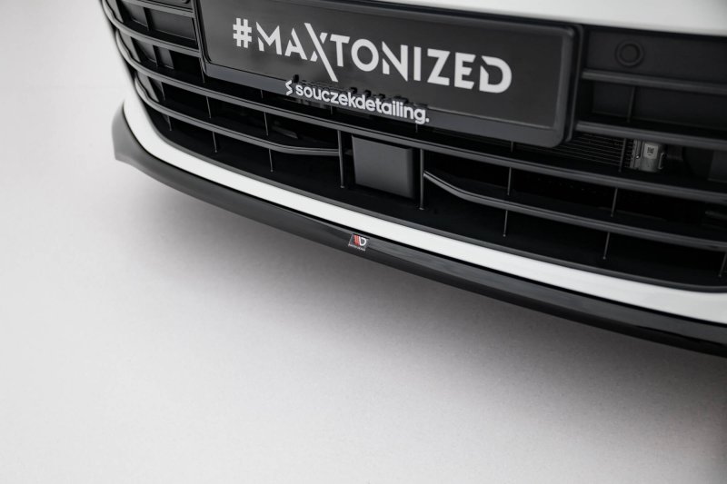 Maxton Front Ansatz V.1 VW Passat B9 schwarz Hochglanz VW-PA-B9-FD1-G
