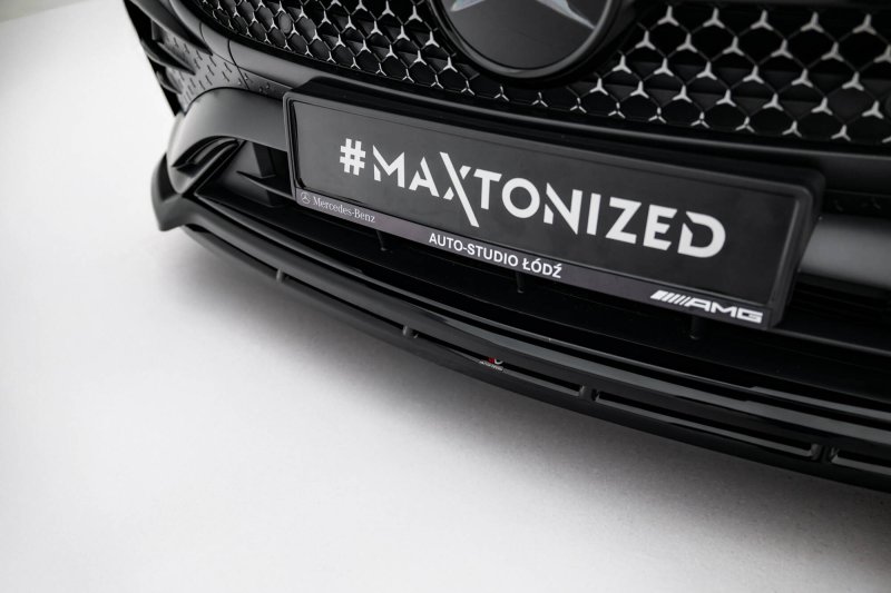Maxton Front Ansatz V.1 Mercedes-Benz CLE AMG-Line C236 schwarz Hochglanz ME-CLE-236-AMGLINE-FD1G+FD1R-G