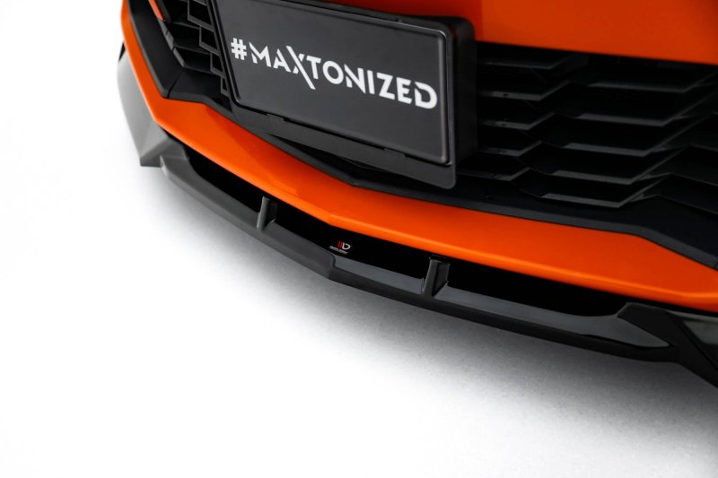 Maxton Front Ansatz V.2 Chevrolet Camaro SS Mk6 Facelift schwarz Hochglanz CH-CA-6F-SS-FD2-G