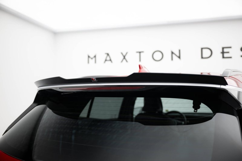 Maxton Spoiler CAP Abrisskante Kia Sportage GT-Line Mk5 schwarz Hochglanz KI-SP-5-GTLINE-CAP1-G