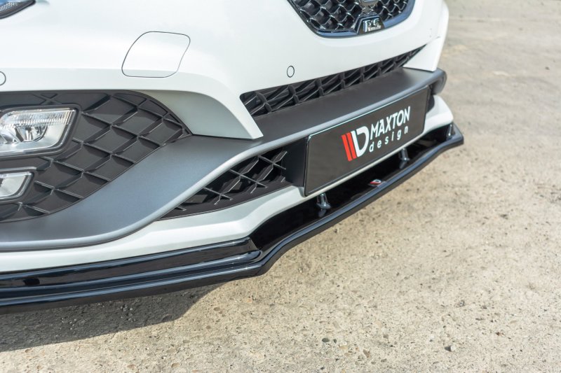 Maxton Front Ansatz V.1 für Renault Megane IV RS schwarz Hochglanz RE-ME-4-RS-FD1-G