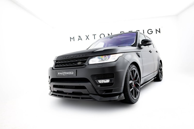 Maxton Front Ansatz Land Rover Range Rover Sport Mk2 schwarz Hochglanz LR-RR-SPORT-2-FD1G+FD1R-G