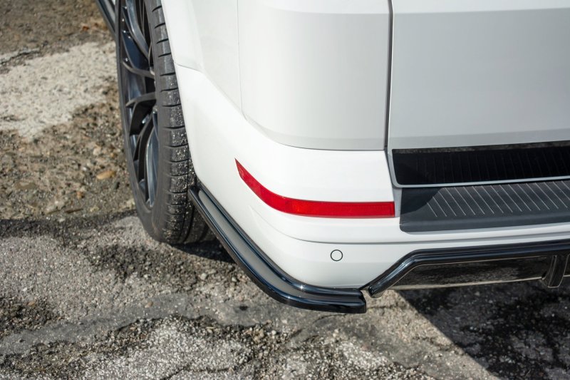 Maxton Heck Ansatz Flaps Diffusor für Volkswagen T6 schwarz Hochglanz VW-T6-RSD1-G