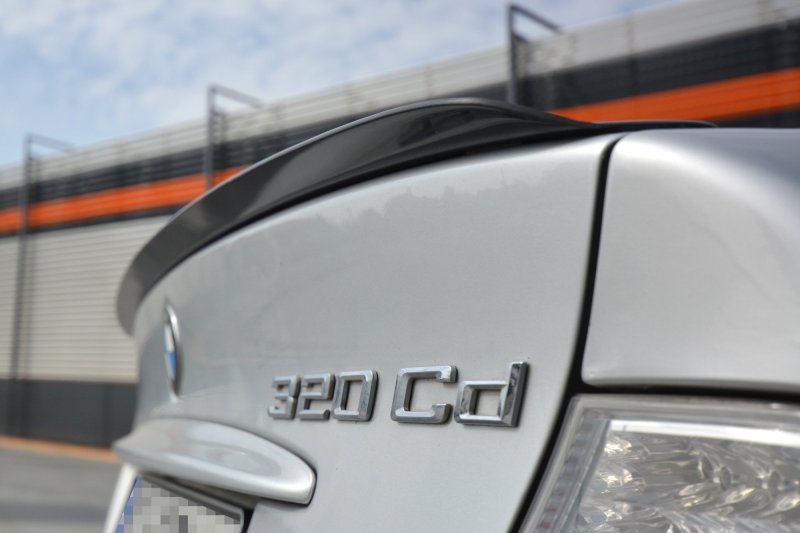 Maxton Spoiler CAP für BMW 3er E46 COUPE vor Facelift schwarz Hochglanz BM-3-46-C-CAP1-G