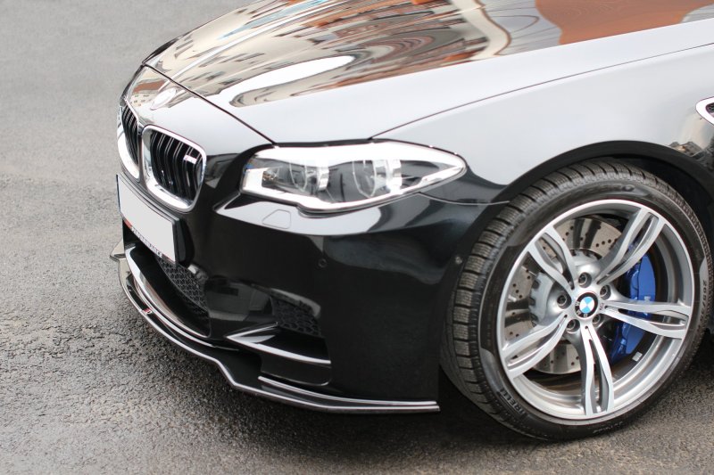 Maxton Front Ansatz für BMW M5 F10/ F11 schwarz Hochglanz BM-5-10-M-FD2-G
