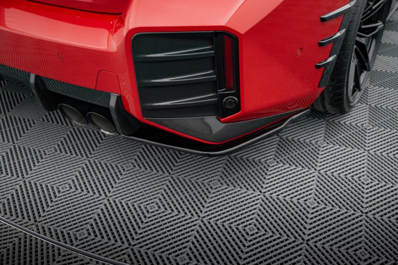 Maxton Heck Ansatz Flaps Diffusor BMW M2 M-Performance G87 schwarz Hochglanz BM-M2-G87-MP-RSD1-G