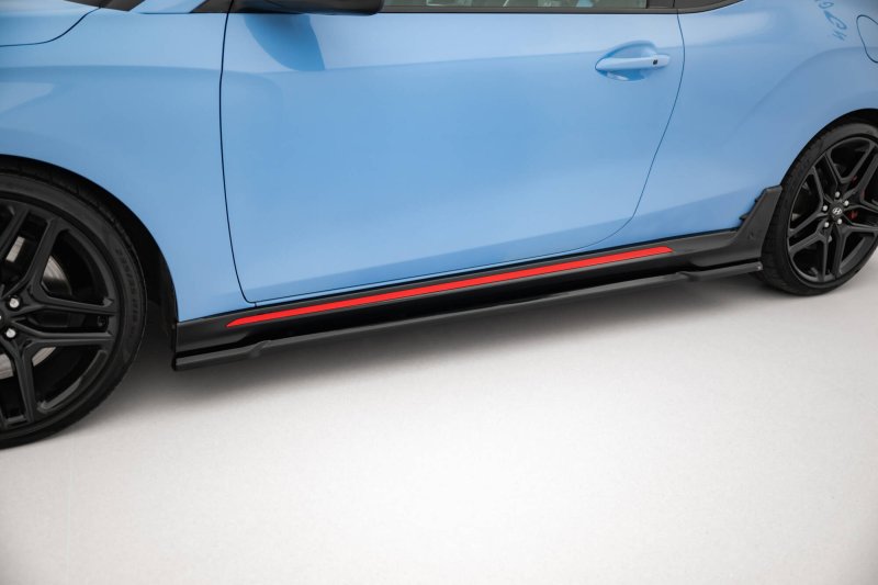 Maxton Seitenschweller Ansatz Hyundai Veloster N Mk2 schwarz Hochglanz HY-VE-2-N-SD1-G