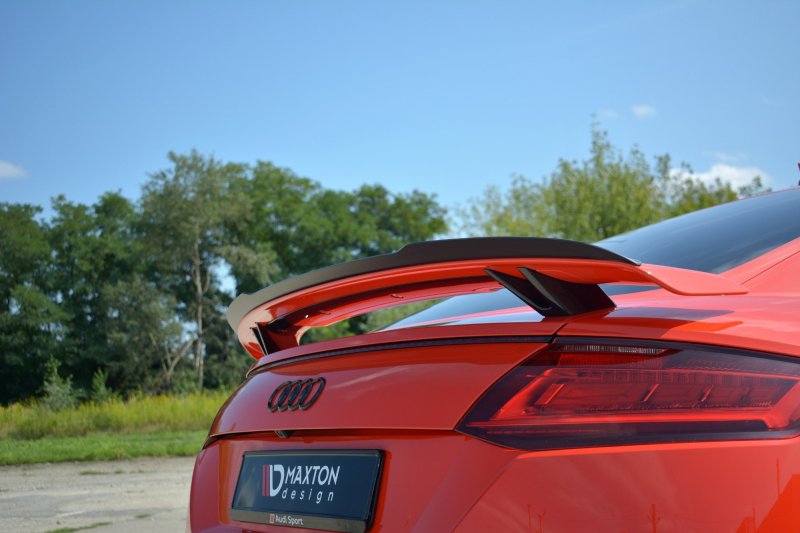 Maxton Spoiler CAP für Audi TT RS 8S schwarz Hochglanz AU-TT-3-RS-CAP1-G