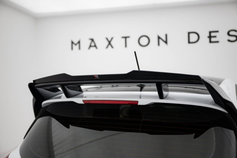 Maxton Spoiler CAP Abrisskante Ford Fiesta Standard / ST / ST-Line Mk8 (FO-FI-8-FH1FP) schwarz Hochglanz FO-FI-8-CAP2-G