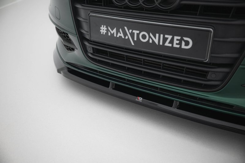 Maxton Front Ansatz V.3 Audi A6 S-line / S6 C7 schwarz Hochglanz AU-A6-C7-SLINE-AV-FD1-G