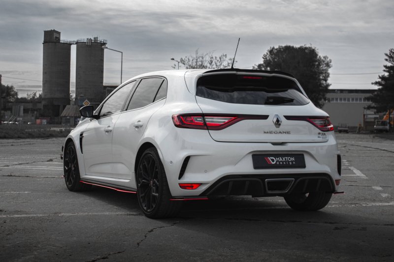 Maxton Heck Ansatz Flaps Diffusor V.2 Renault Megane RS Mk4 RE-ME-4-RS-RSD1G+RSD1R-RED