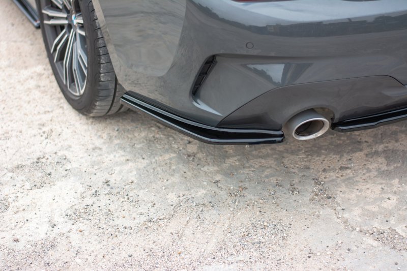 Maxton Heck Ansatz Flaps Diffusor für BMW 3er G20 M Paket schwarz Hochglanz BM-3-20-MPACK-RSD1-G