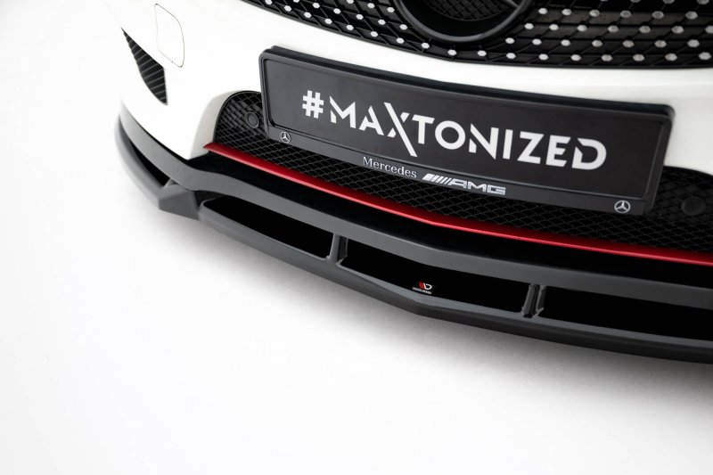 Maxton Front Ansatz Mercedes-Benz CLA AMG-Line C117 schwarz Hochglanz ME-CLA-117-AMGLINE-SB-FD1-G