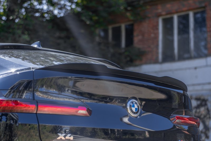 Maxton Spoiler CAP für BMW X4 M-Paket G02 schwarz Hochglanz BM-X4-02-MPACK-CAP1-G