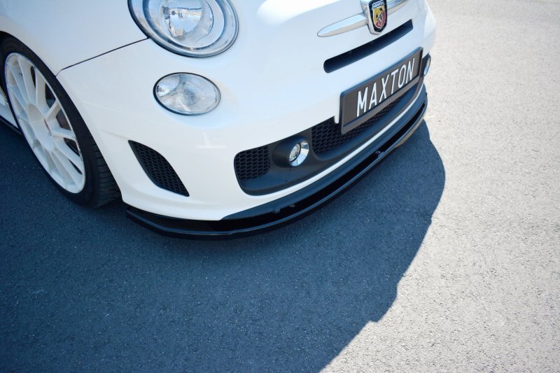 Maxton Front Ansatz V.2 Abarth 500 Mk1 schwarz Hochglanz FI-500-ABARTH-FD2-G