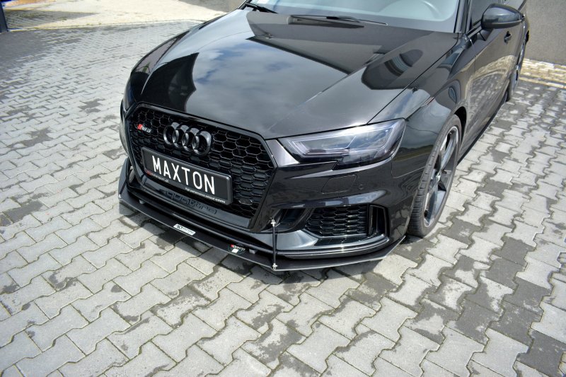 Maxton Front Sport Diffusor V.1 Audi RS3 8V FL Sportback AU-RS3-8VF-CNC-FD1